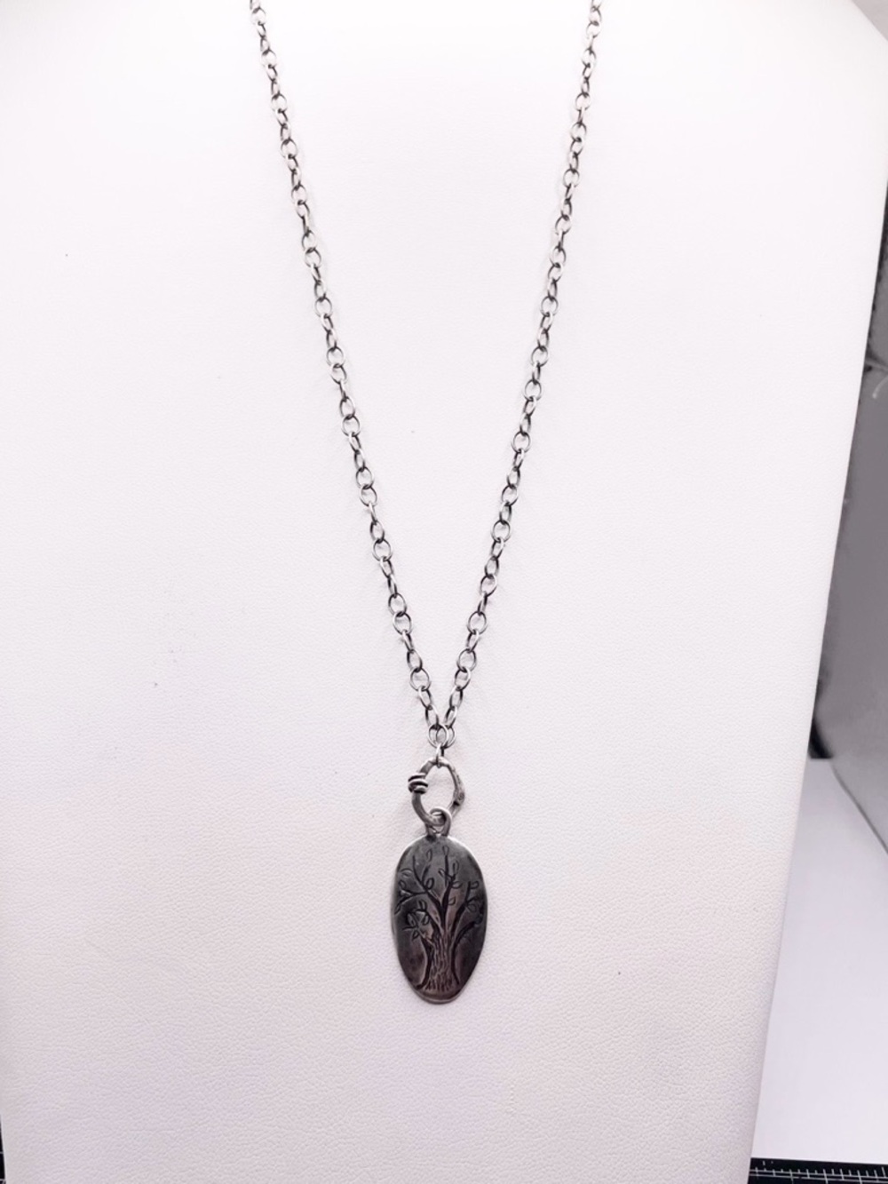 N1878 Silpada Sterling Silver Tree of Life Pendant Necklace - Picture 2 of 12